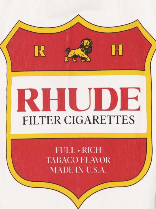 26FW 루드 반팔 티셔츠 RHPF26TT01012 6498 White - RHUDE