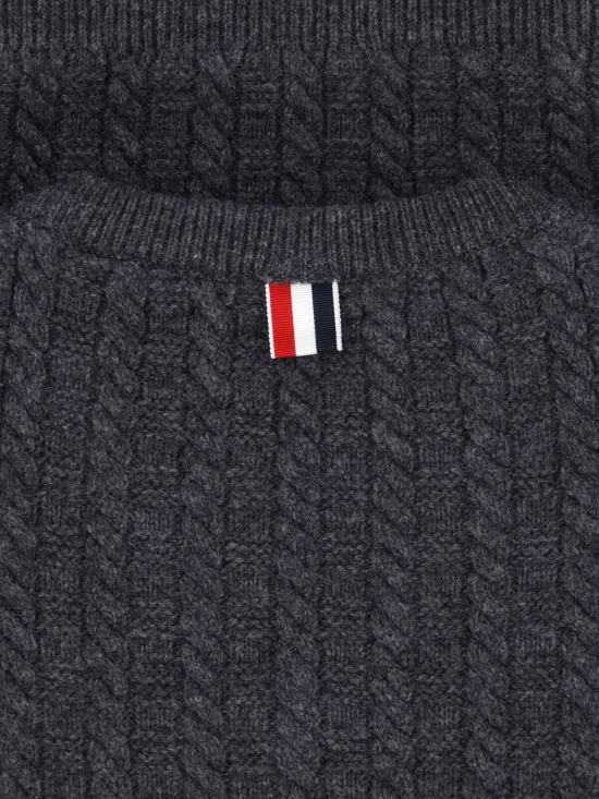 26FW 톰브라운 버진 울 스웨터 MKA593A Y1005 025 GREY - THOM BROWNE