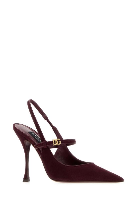 26FW 돌체앤가바나 힐/펌프스 CG0971AQ134 8B517 Burgundy - DOLCE & GABBANA