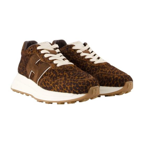 26FW 호간 스니커즈 HXW6410EH4OVHP 0R1X BROWN - HOGAN