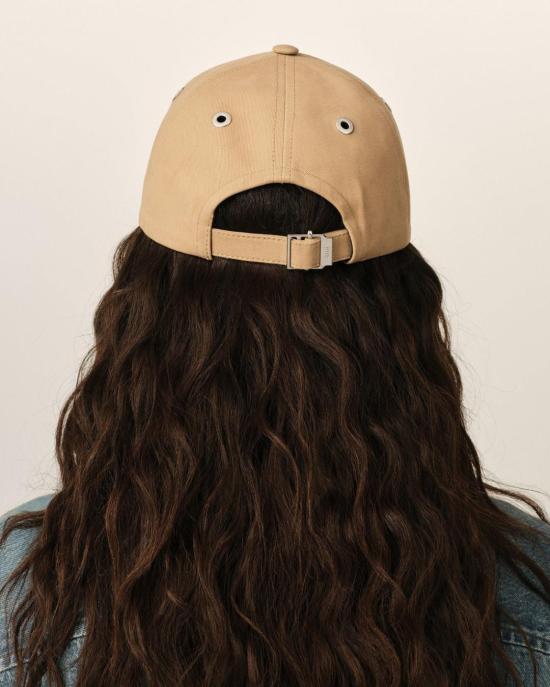 26FW 아미 코튼 ADC 자수 볼캡 UCP265 AW0041 A184 Beige - AMI