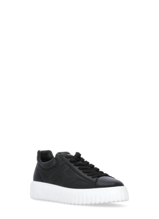 26FW 호간 H 스트라이프 스니커즈 HXM6450FC60LE9 9999 Black - HOGAN