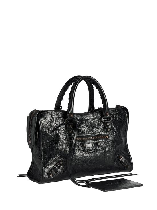 26FW 발렌시아가 르 시티 백 스몰 램스킨 8657622ACFH 1000 BLACK - BALENCIAGA