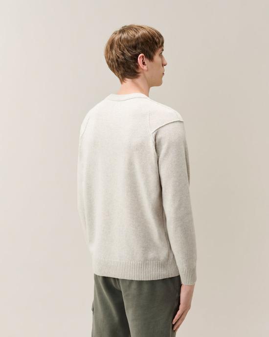 26FW 씨피 컴퍼니 스웨터 21CMKN707A110149A M13 OFFWHITE - C.P. COMPANY