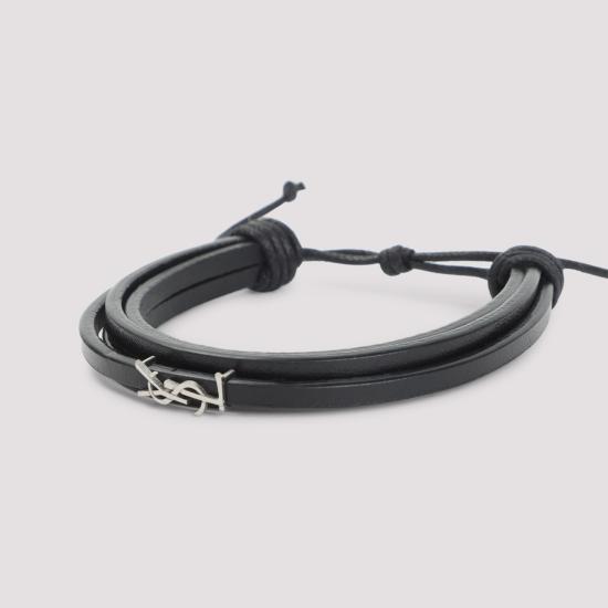 26FW 생로랑 브레이슬릿 820441AAEKE 1000 NERO - SAINT LAURENT