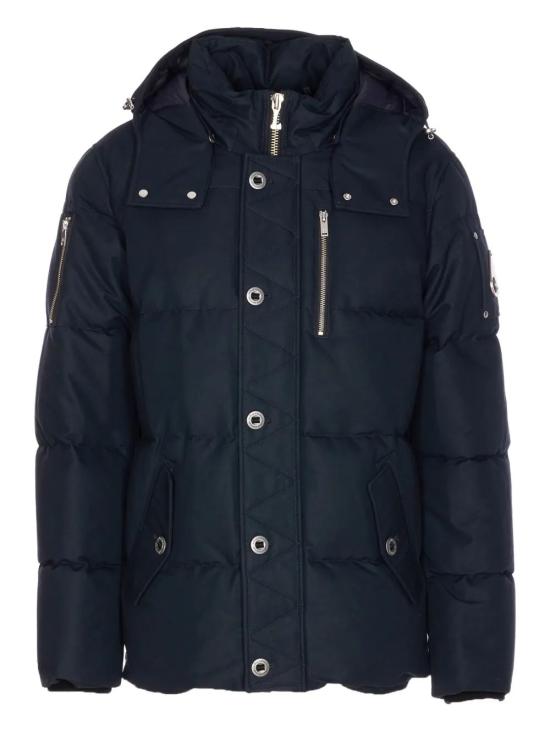 26FW 무스너클 오리지널 네오 시어 3Q 다운 자켓 M35MJ128S 546 NAVY W BLK