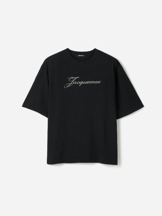 26FW 자크뮈스 반팔 티셔츠 26ETSM00639AJ00 990 BLACK