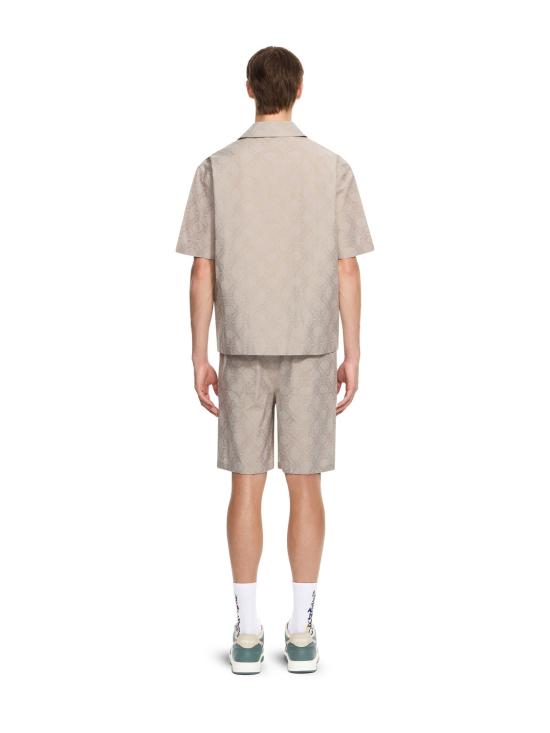 26FW 오프화이트 반팔 셔츠 OMGG01QF26FAB004 031 STRING - OFF WHITE