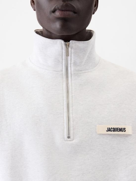 26FW 자크뮈스 집업 니트 25ESSM00313AJ00 951 GREY2 - JACQUEMUS