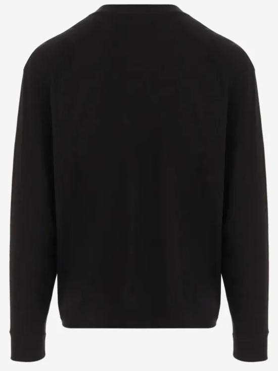 26FW 생로랑 긴팔 티셔츠 A001B9Y38FG 1000 NOIR - SAINT LAURENT