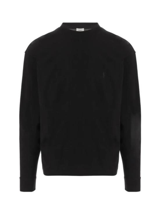 26FW 생로랑 긴팔 티셔츠 A001B9Y38FG 1000 NOIR