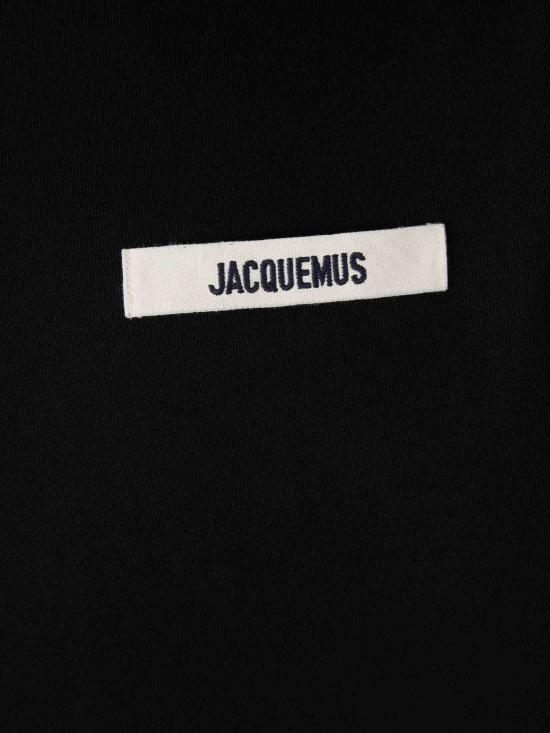 26FW 자크뮈스 후드 티셔츠 25EHOM00247AJ00 990 BLACK - JACQUEMUS