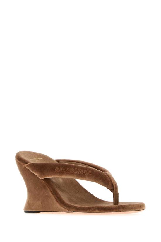 26FW 발렌시아가 뮬/슬리퍼 876727WCDQ0 2602 HAZELNUT - BALENCIAGA