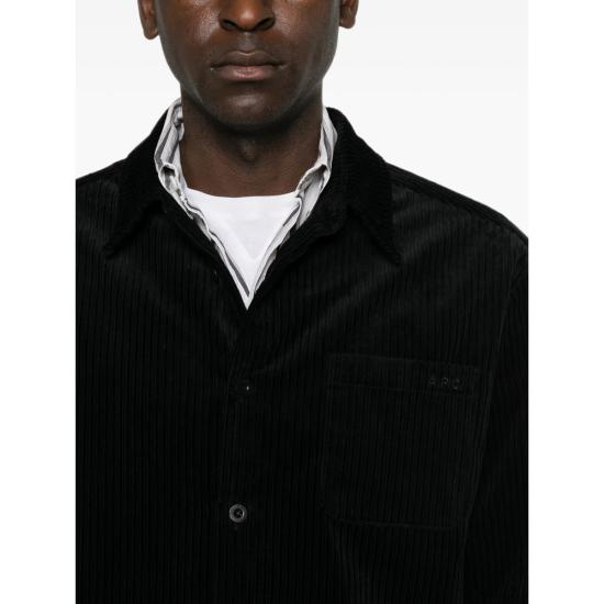 26FW 아페쎄 셔츠 COHSW H32149 LZZ BLACK - A.P.C.