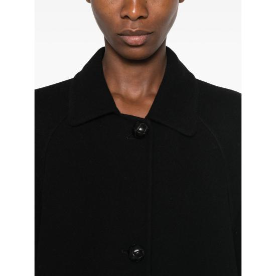 26FW 더로우 코트 R000050 W1439 BLK BLACK - THE ROW