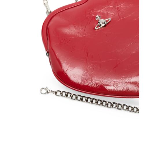 26FW 비비안웨스트우드 벨 하트 프레임 퍼스 4B01000CW L00EO H401 RED - VIVIENNE WESTWOOD