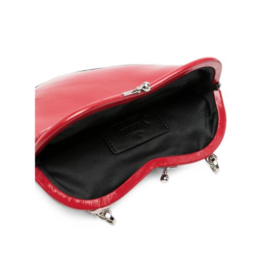 26FW 비비안웨스트우드 벨 하트 프레임 퍼스 4B01000CW L00EO H401 RED - VIVIENNE WESTWOOD