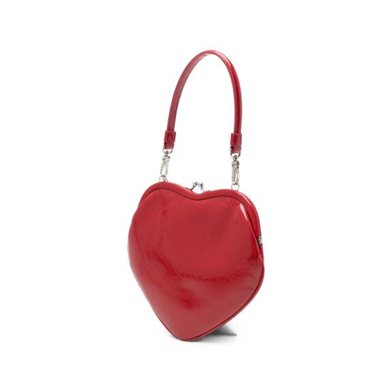 26FW 비비안웨스트우드 벨 하트 프레임 퍼스 4B01000CW L00EO H401 RED - VIVIENNE WESTWOOD