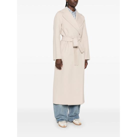 26FW 에스막스마라 폴도 울 드랩 랩 코트 POLDO 700 006 NEUTRALS - 'S MAX MARA