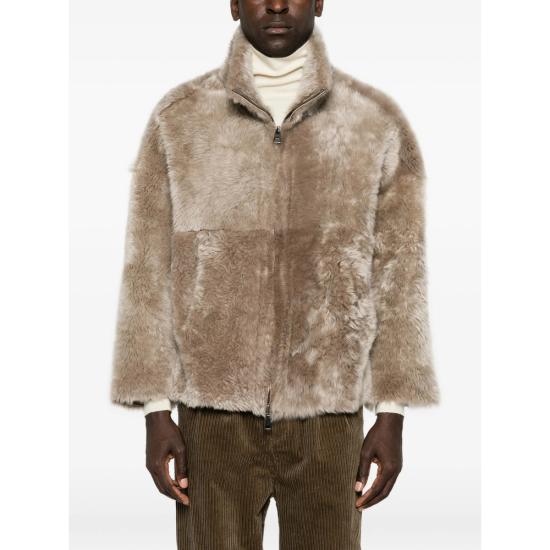 26FW 조르지오 브라토 가죽 자켓 GD27F19099BISM TAUPE NEUTRALS - GIORGIO BRATO