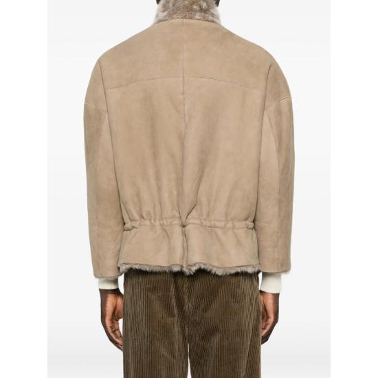 26FW 조르지오 브라토 가죽 자켓 GD27F19099BISM TAUPE NEUTRALS - GIORGIO BRATO