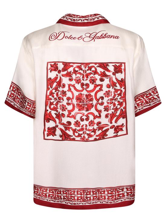 27FW 돌체앤가바나 셔츠 G5JH9T HI135 IP5DQ Red - DOLCE & GABBANA