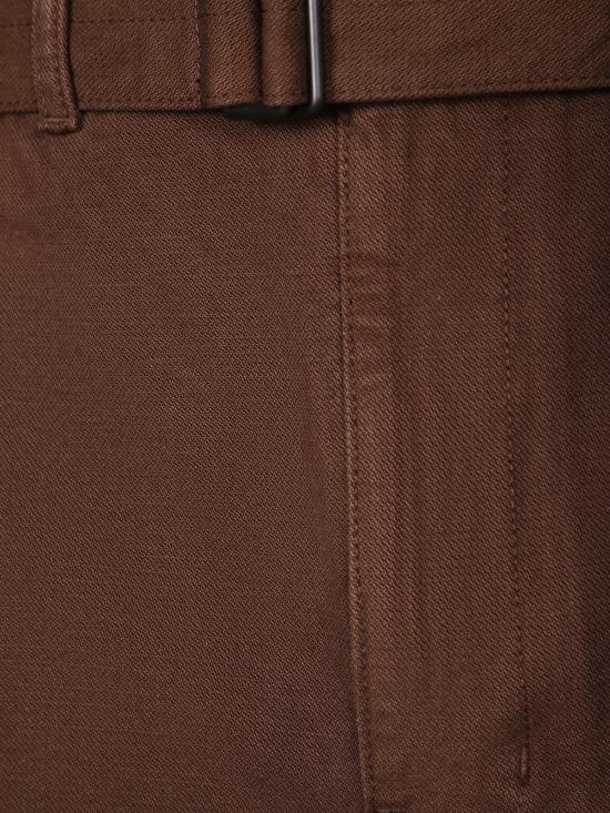 27FW 르메르 트위스트 벨티드 팬츠 PA326 LD1077 BR512 Brown - LEMAIRE
