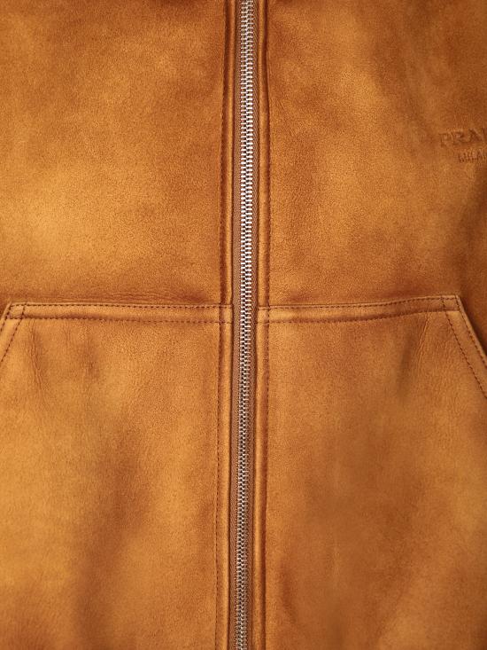 27FW 프라다 코트 58A302 6157 F033A Brown - PRADA