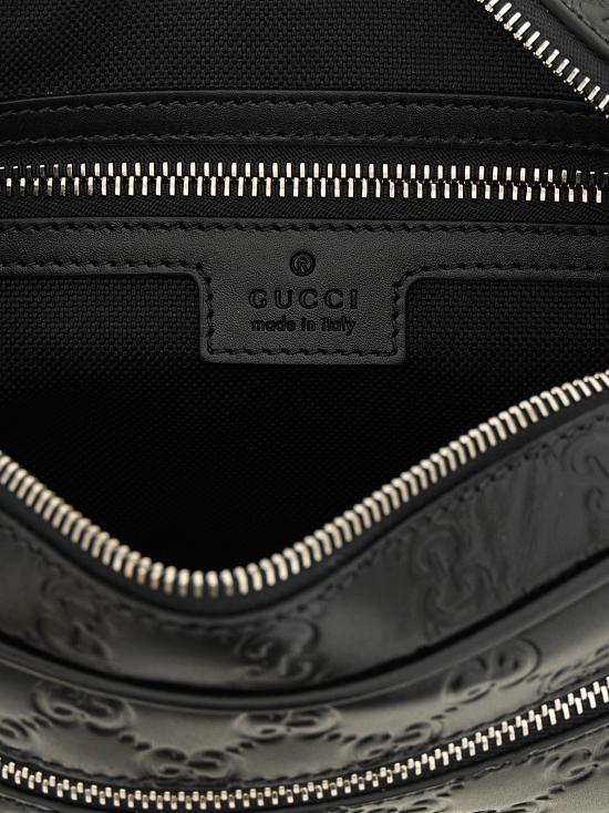 26FW 구찌 GG 엠블럼 스몰 크로스바디백 850242AAFOM1053 Black - GUCCI
