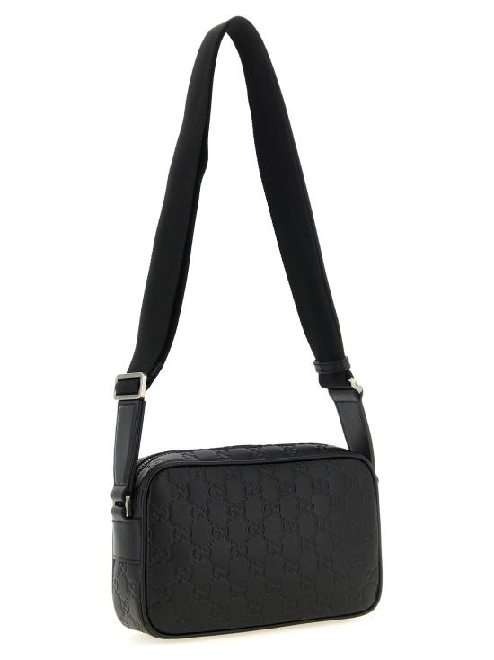 26FW 구찌 GG 엠블럼 스몰 크로스바디백 850242AAFOM1053 Black - GUCCI