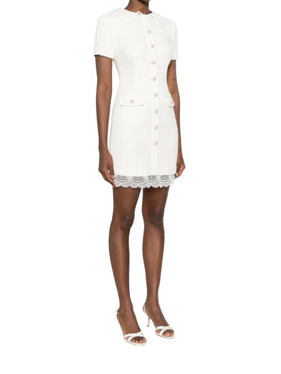 26FW 셀프 포트레이트 미디 원피스 PF26002SBC CREAM WHITE - SELF PORTRAIT