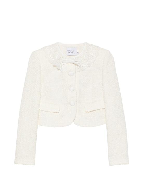 26FW 셀프 포트레이트 수트 자켓 PF26002JC CREAM WHITE