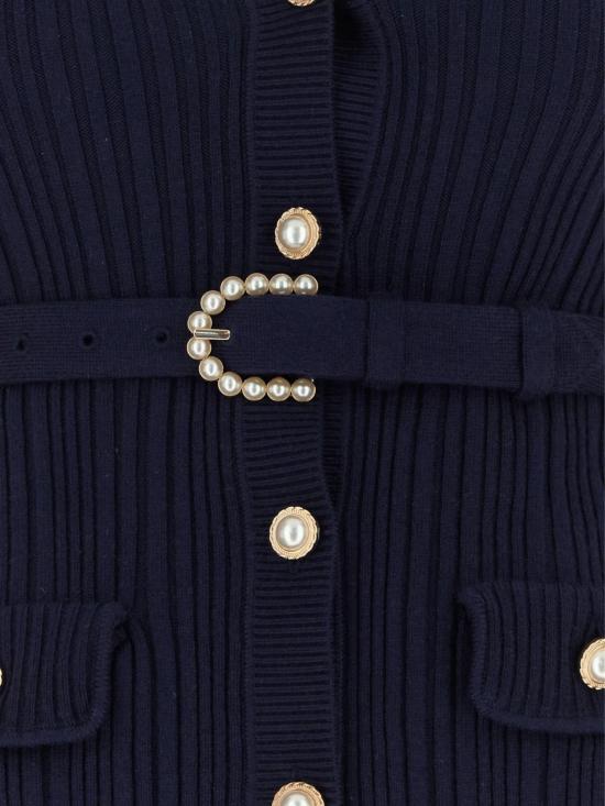 26FW 셀프 포트레이트 가디건 PF26131CN NAVY - SELF PORTRAIT