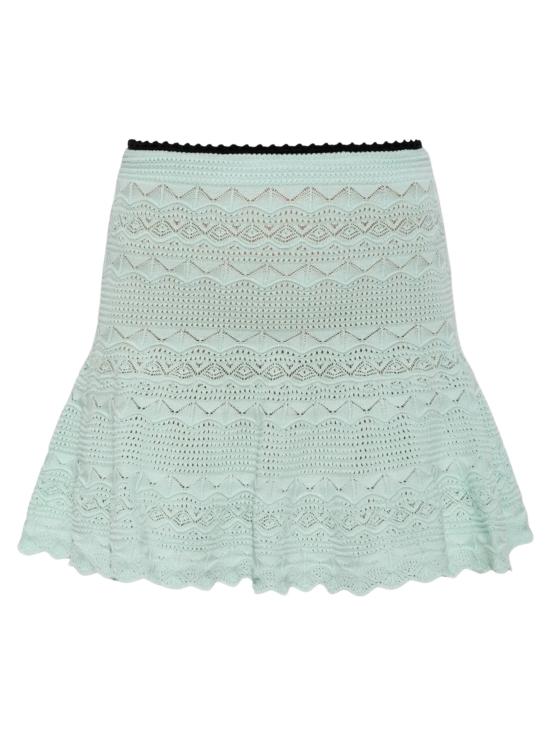 26FW 셀프 포트레이트 숏 스커트 PF26072SKG GREEN
