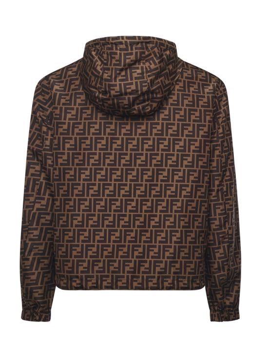 26FW 펜디 리버시블 나일론 윈드브레이커 블루종 FAA615 A79NF13IZ BROWN - FENDI