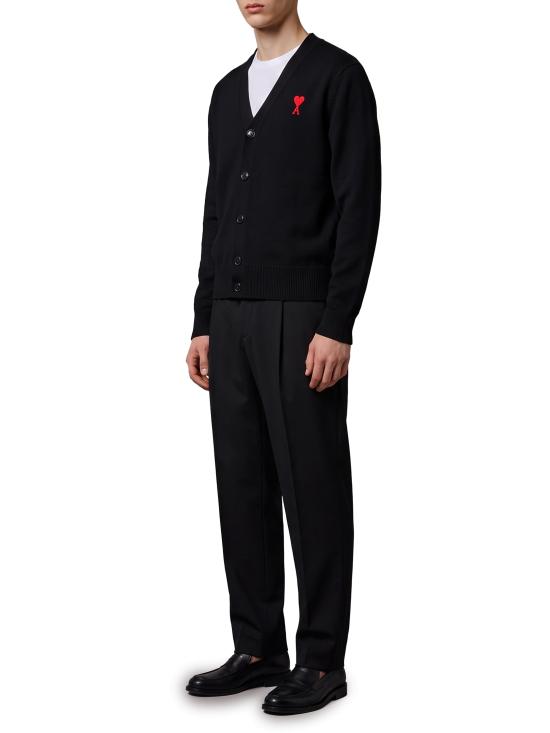 26FW 아미 가디건 HKC361 BLACK - AMI