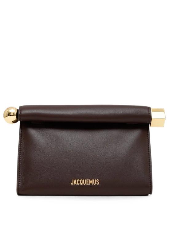 26FW 자크뮈스 클러치/파우치 BAW00472AC27L14 890 MIDNIGHT BROWN