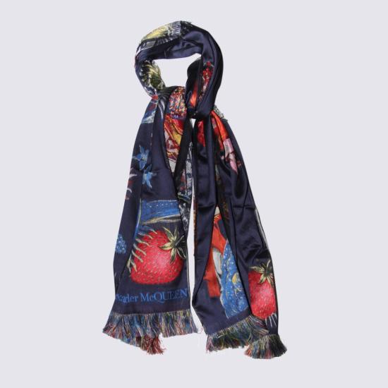  알렉산더 맥퀸 머플러/스카프 7438483918Q4174 Blue - ALEXANDER MCQUEEN