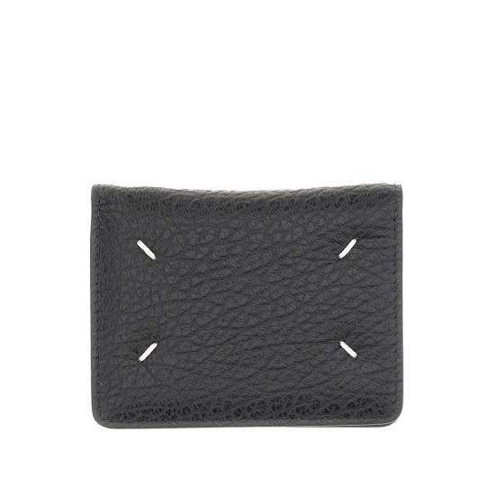 26FW 마르지엘라 스티치 키링 카드지갑 S56UI0128P4455 Black - MAISON MARGIELA