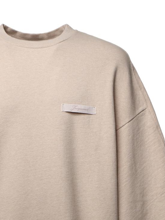 26FW 자크뮈스 긴팔 티셔츠 SSU00219AJ00325 130 LIGHT BEIGE - JACQUEMUS