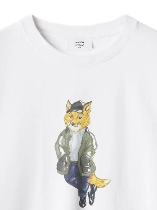 26FW 메종키츠네 반팔 티셔츠 MRMJT22KJ7025 P100 WHITE - MAISON KITSUNE