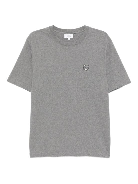 26FW 메종키츠네 폭스 헤드 컴포트 티셔츠 PM00108KJ7025 H131 MEDIUM GREY MELANGE
