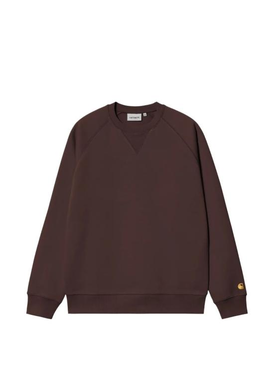 26FW 칼하트 WIP 체이스 스웨트셔츠 I033660 3XEXX PALISANDER GOLD