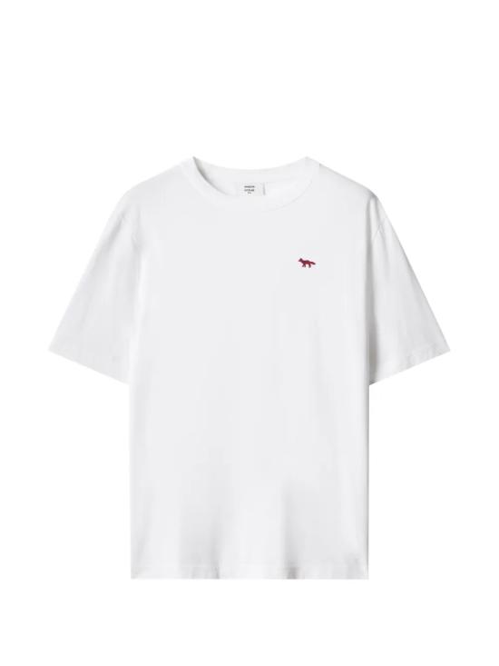 26FW 메종키츠네 반팔 티셔츠 MRMJT00KJ7026 P100 WHITE