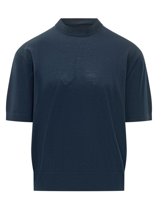 26FW 라니우스 반팔 티셔츠 F6LAMAKE027 160 BLU NAVY