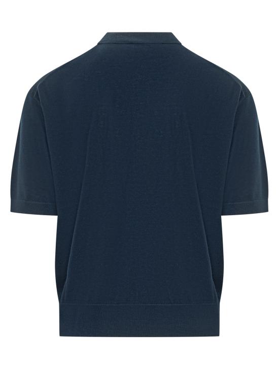26FW 라니우스 반팔 티셔츠 F6LAMAKE027 160 BLU NAVY - LANEUS