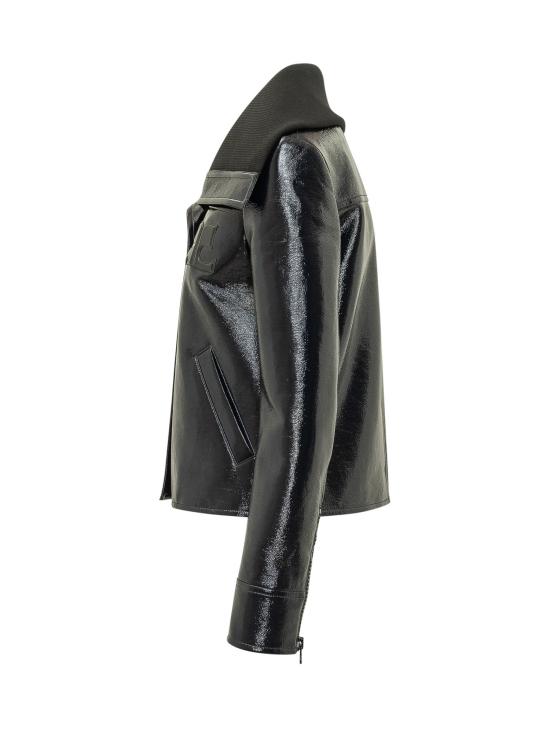 26FW 쿠레쥬 가죽 자켓 426COW024VY0014 7075 NAVY - COURREGES