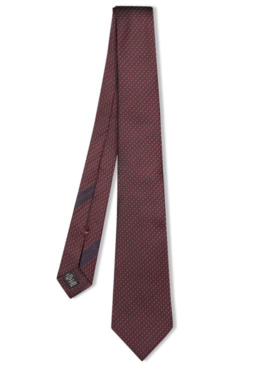 27FW 에르메네질도제냐 넥타이 Z4C42TA4 1PB BU1 Bordeaux