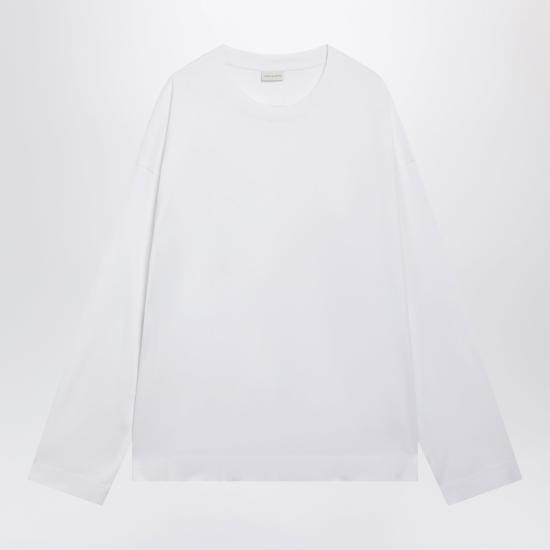 26FW 드리스 반 노튼 탑 0211084603 White