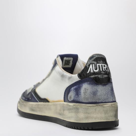 26FW 오트리 슈퍼 빈티지 메달리스트 로우 레더 스니커즈 AVLMKH03 White - AUTRY